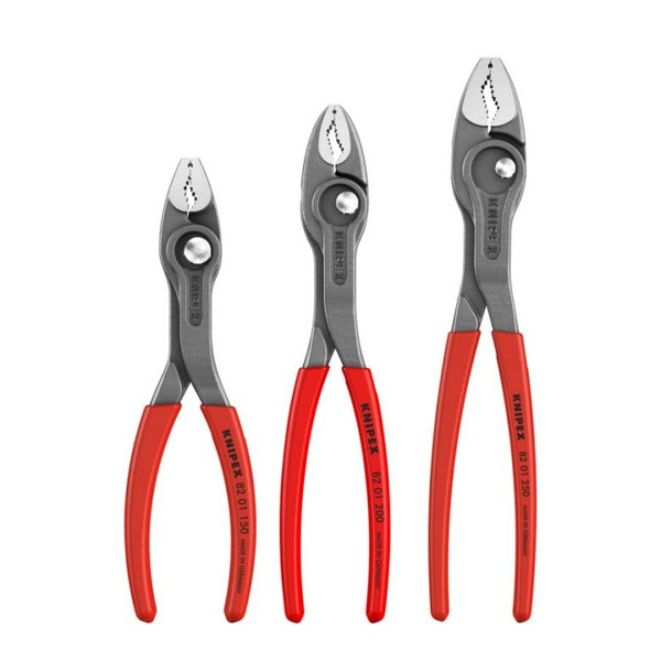 Knipex 3pc Twin Grip Plier Set 002006US4 6" 8" 10" Adjustable Slip Joint Pliers