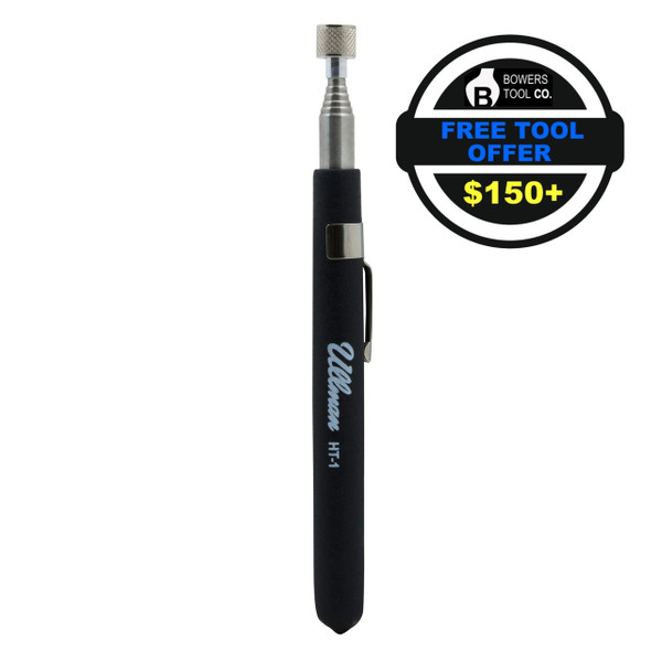 Ullman Magnetic Pickup Tool Textured Grip 1.5lbs 6 to 33 in. Length MADE IN USA FTO