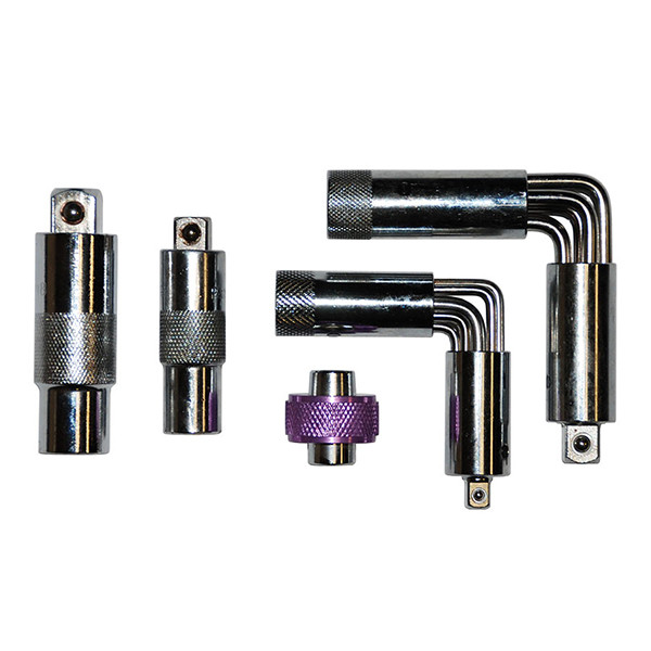 Cal Van Master Socket Ratchet Accessory Set Flip and 90 Degree Adapters 48100