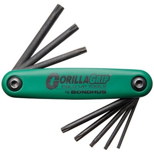 Bondhus Gorilla Grip Torx Star Fold Up Wrench Set T9-T40 MADE IN
