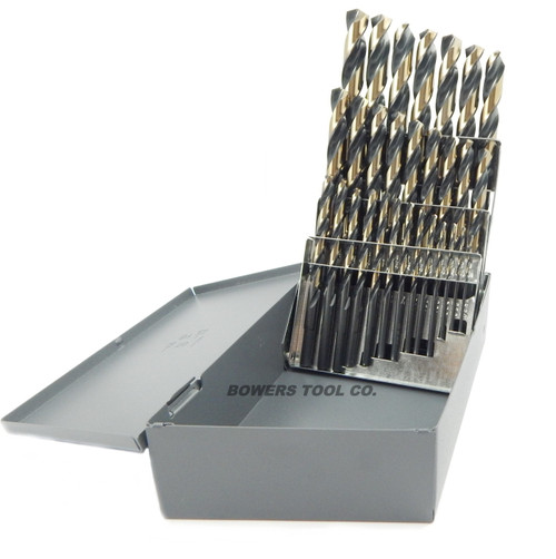 Cle Line 29pc Jobber Drill Bit Set HI-Molybdenum M7 Black & Gold 1 Cle Line 29pc Jobber Drill Bit Set HI-Molybdenum M7 Black & Gold 1