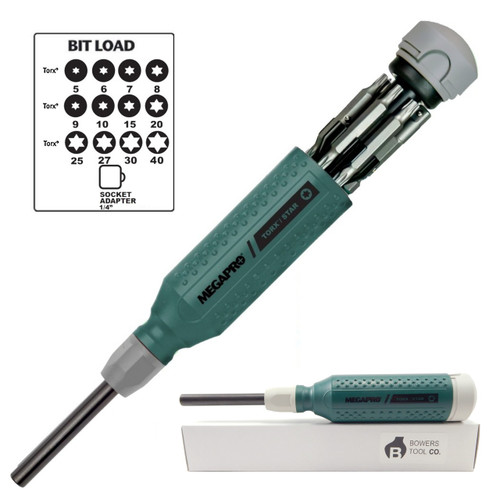 たー Megapro Torx Star Screwdriver 15 in 1 Multi Bit T5-T30 Made