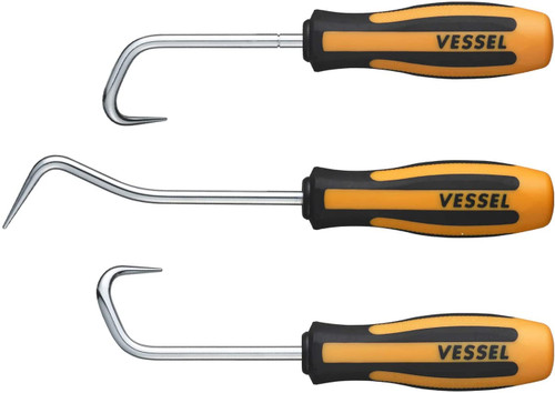 Vessel Automotive Hook Hose Remover 3pc Set Comfort Non-Slip Grip