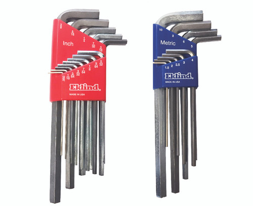 Eklind 17322 Extra Long Metric & SAE Ball End Hex Key Set