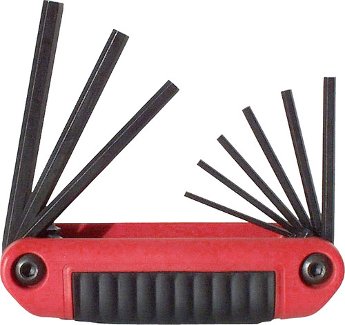 Eklind 20911 SAE 9-Piece Fold-Up Hex Key Set - Standard Inch Sizes