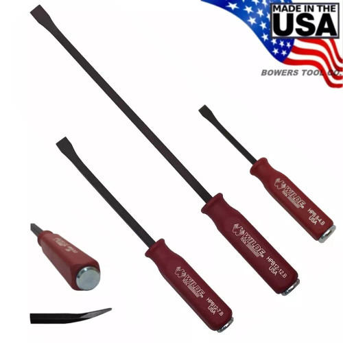 7-Piece Handle Pry Bar Set w/ Rack, HPB7 | Wilde Tool