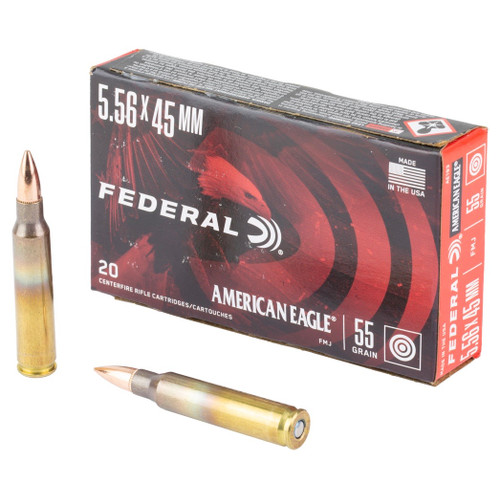 FEDERAL AE 5.56X45 55GR FMJ-BT 20RD