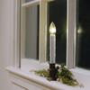 Slimline Ultra-Bright LED Window Candles, Battery Operated, Remote Control, Metal Base (VT-9167-R4, Pack of 4)