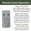 Slimline Ultra-Bright LED Window Candles, Battery Operated, Remote Control, Metal Base (VT-9167-R4, Pack of 4)