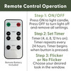 Vintage LED Battery Operated Window Candles with Timer, Remote Control, Bright Warm White Glow (VT-R1806, Pack of 4)
