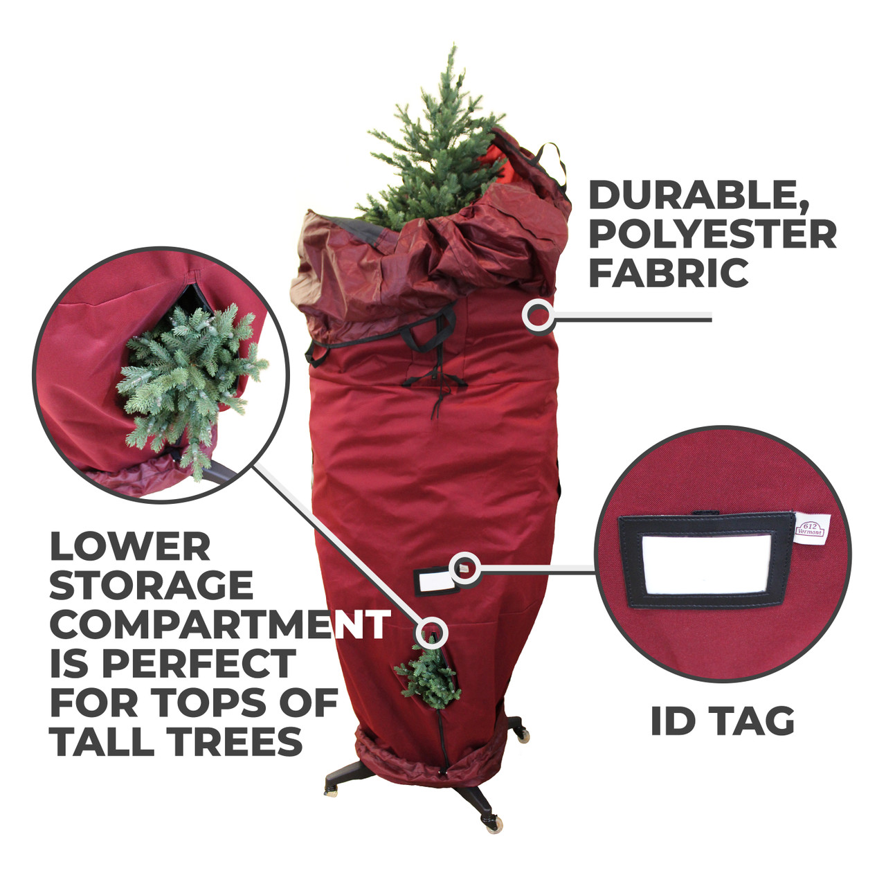 HeavyDuty Upright Christmas Tree Storage Bag for Artificial Trees up