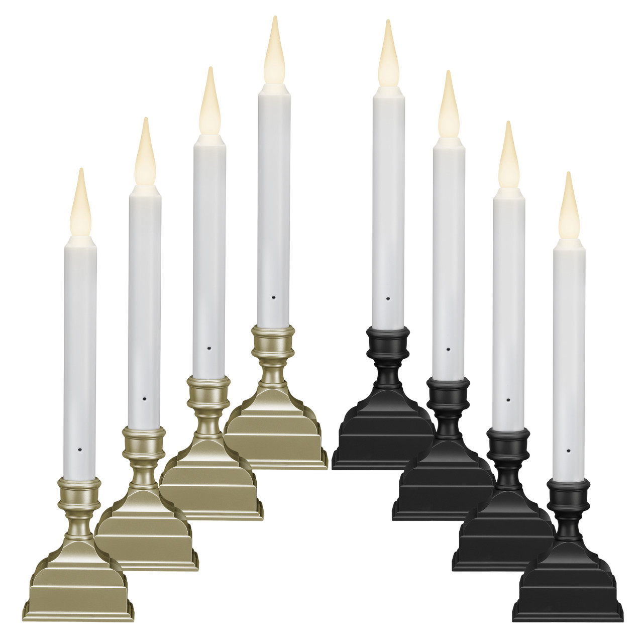 battery operated candlesticks with timers