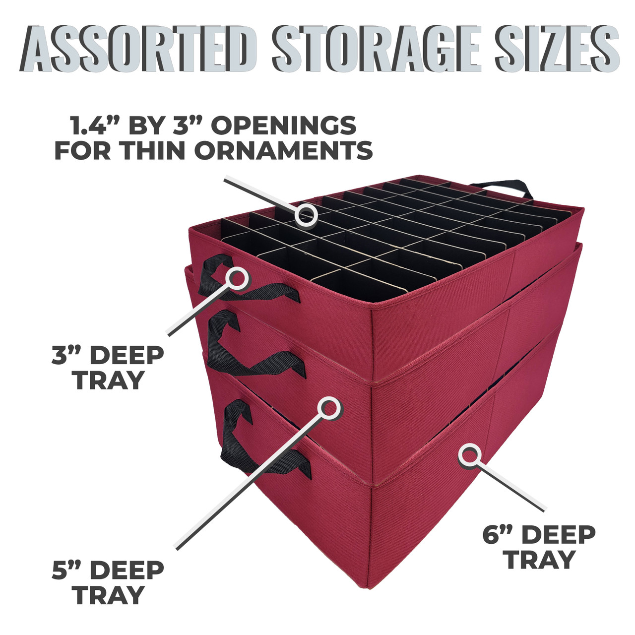 612 Vermont Ornament Storage Box - Thumbnail 5
