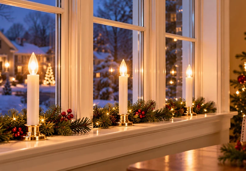 Battery-Operated Christmas Window Candles: How to Choose the Right Style for Your Home