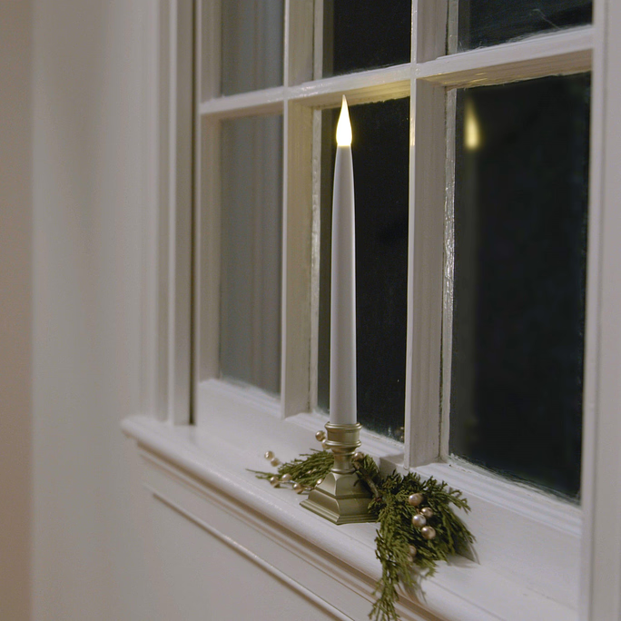 Create a Warm Holiday Glow with LED Battery Window Candles