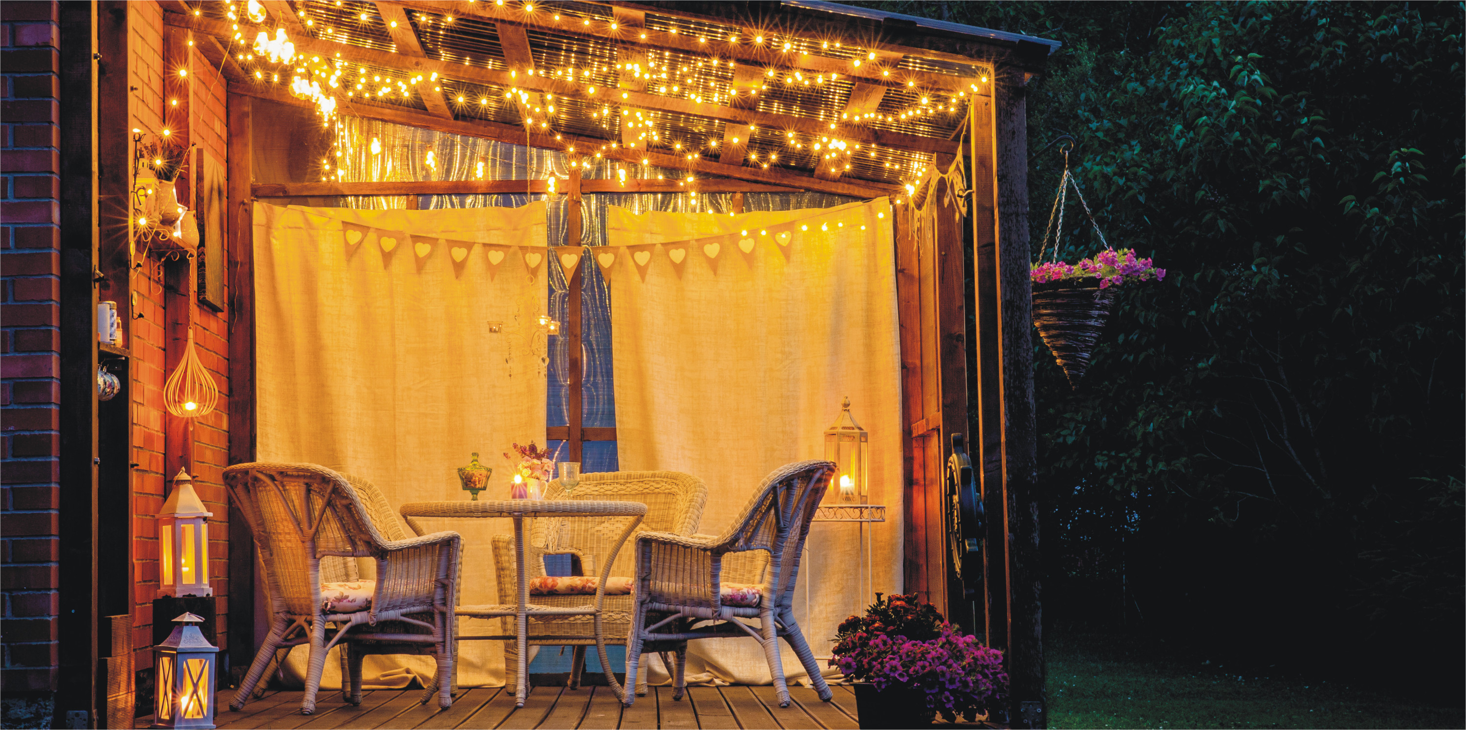 How to Hang String Lights on a Covered Patio: The Complete Guide