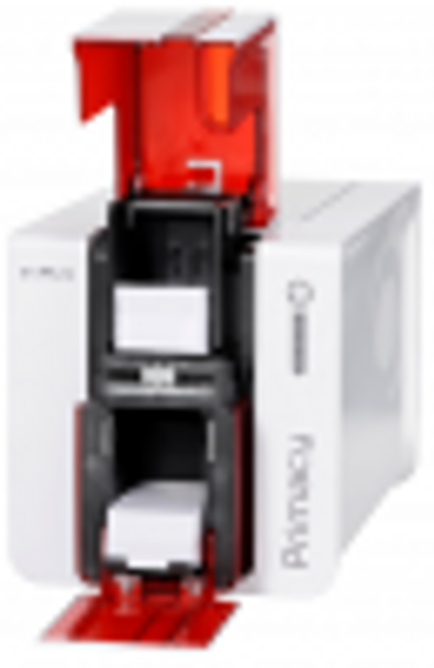 Evolis PM1H0000RD Primacy Duplex Expert  Fire Red Expert printer without option, USB & Ethernet, with Cardpresso XXS software licence
