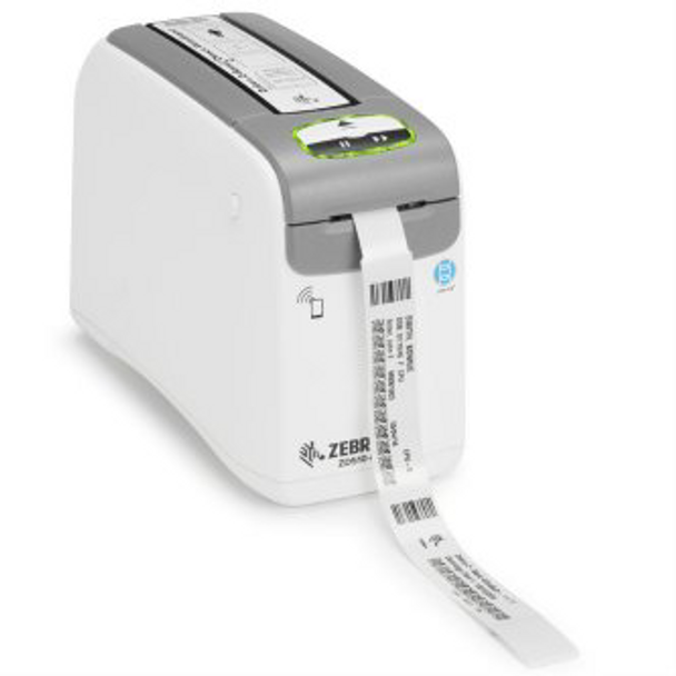 Zebra ZEB-ZD51013D01B01FZ DT Printer ZD510 Wristband; ZPL II, XML, 300 dpi, US Cord