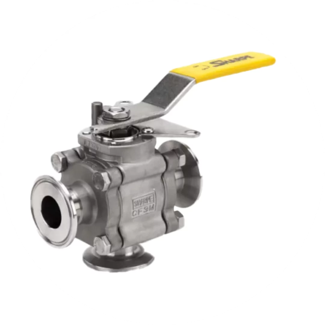 1/2 Tube Compression Stainless Steel Manual Ball Valve, 820466C8SL