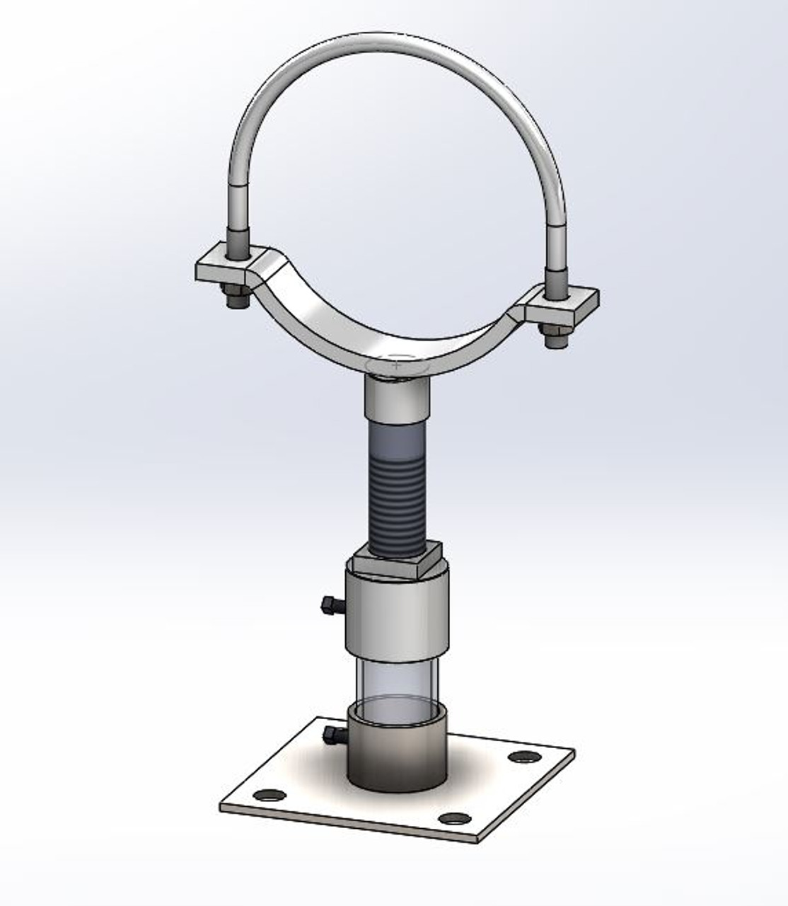 clamp on pipe saddle fittings