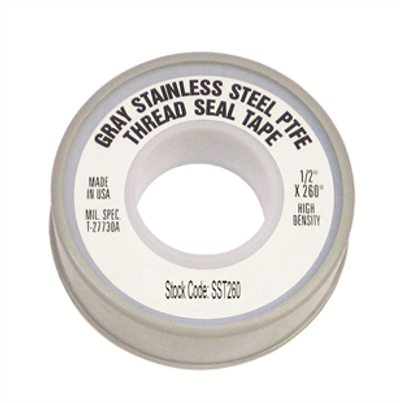 stainless steel teflon tape