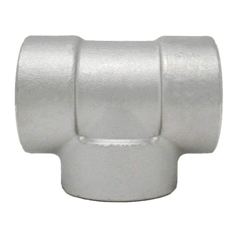 Stainless Steel Threaded Reducing Tee 3000# 304L