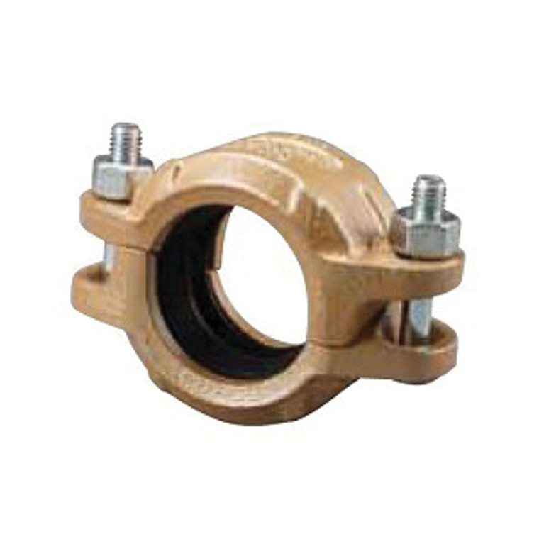 SHURJOINT® SJC3056GS Model C305 Rigid Coupling, 6 in Nominal, CTS End Style, Ductile Iron, Epoxy Coated, Import