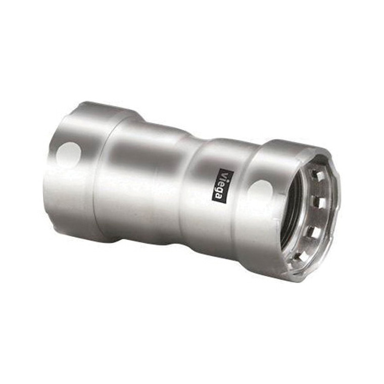 MegaPress® 91100 Model 6815 Coupling, 1/2 in Nominal, Press End Style, 316 Stainless Steel, Import - (This product is priced and sold only in box quantities of 10)