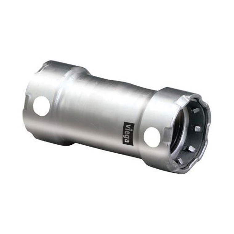 MegaPress® 91290 Model 6815.5 Coupling, 1/2 in Nominal, Press End Style, 316 Stainless Steel, Import - (This product is priced and sold only in box quantities of 10)