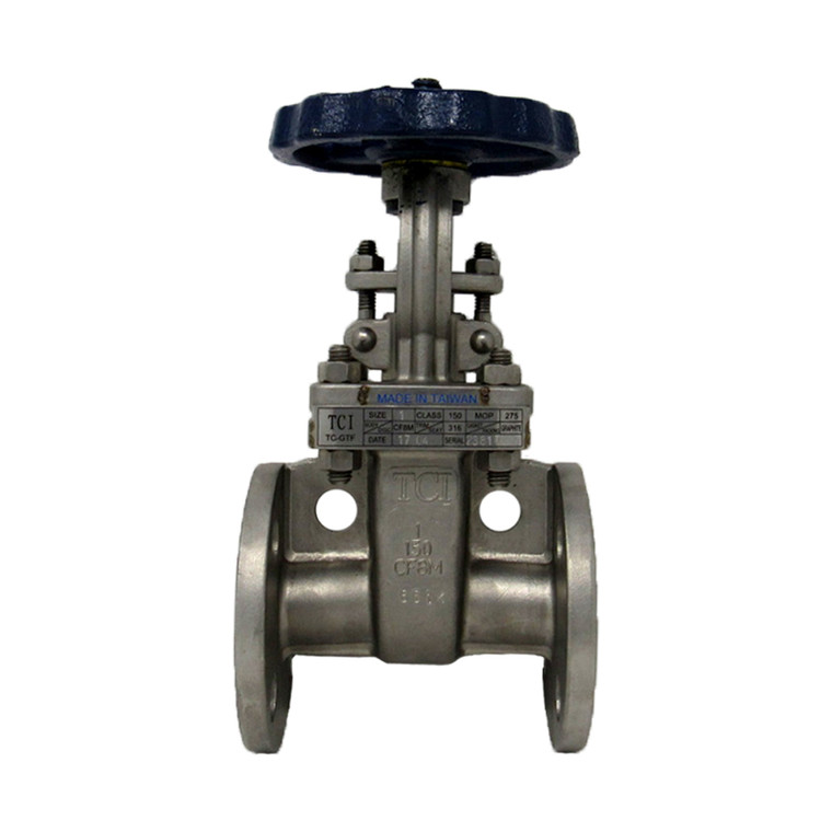 TCI Gate Valve 150# Flanged Stainless Steel