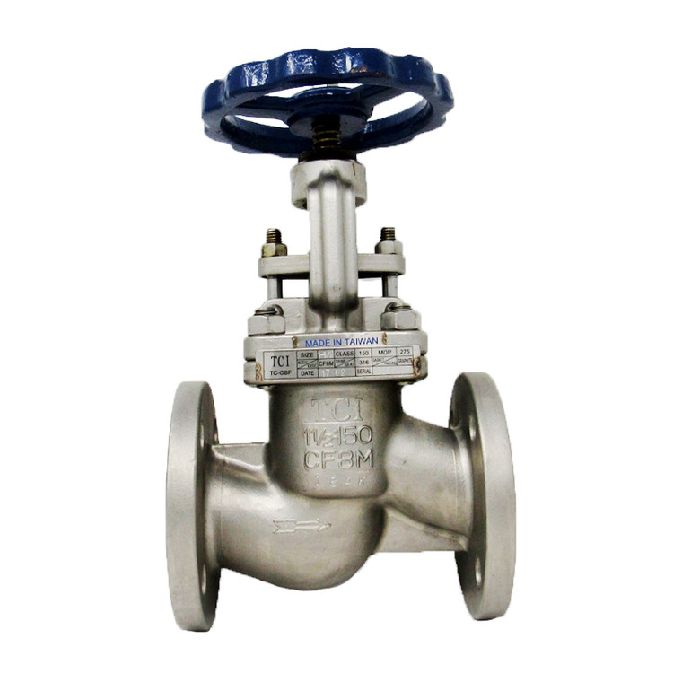 TCI Globe Valve 150# Flanged Stainless Steel
