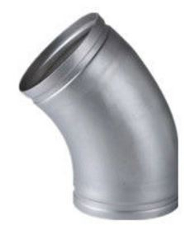 Groove 45 Elbow, Stainless Steel