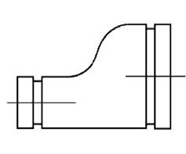 Grooved Fitting Eccentric Reducer Stainless Steel