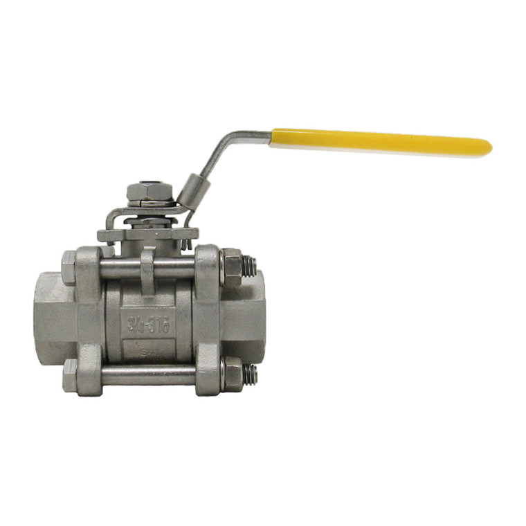 TCI Ball Valve 3-piece Socketweld Stainless Steel 03S