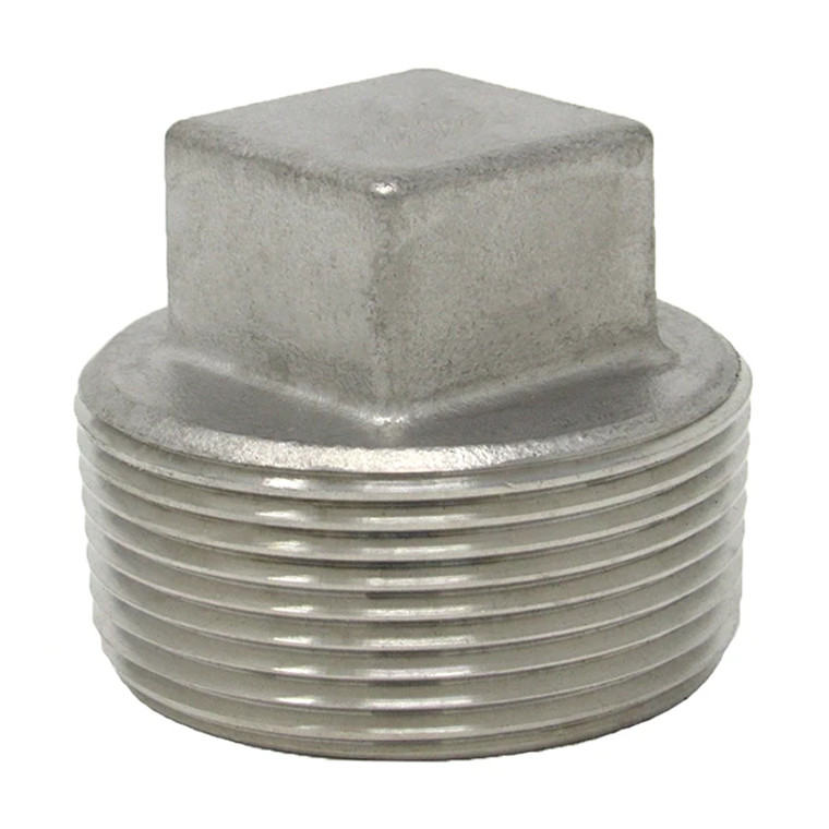 Stainless 150# Threaded Square Plug