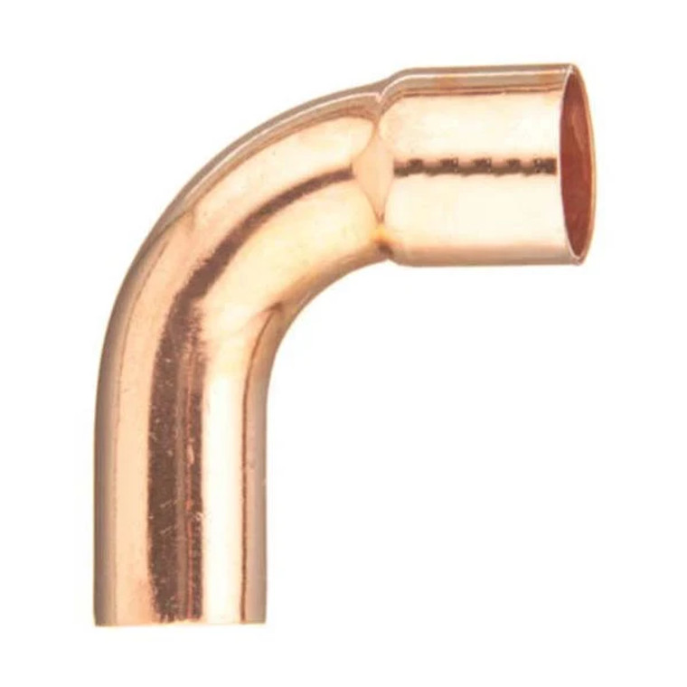 Wrot Copper 90 Degree Street Elbow Long Turn 3/8 in Fitting x Fitting