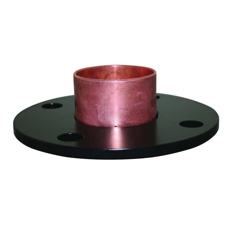 Wrot Copper 2-Piece Companion Flange 1 in Wrot Copper C x C Connection 125 lb Domestic