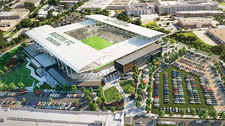 MAJOR LEAGUE SOCCER STADIUM RISES IN AUSTIN