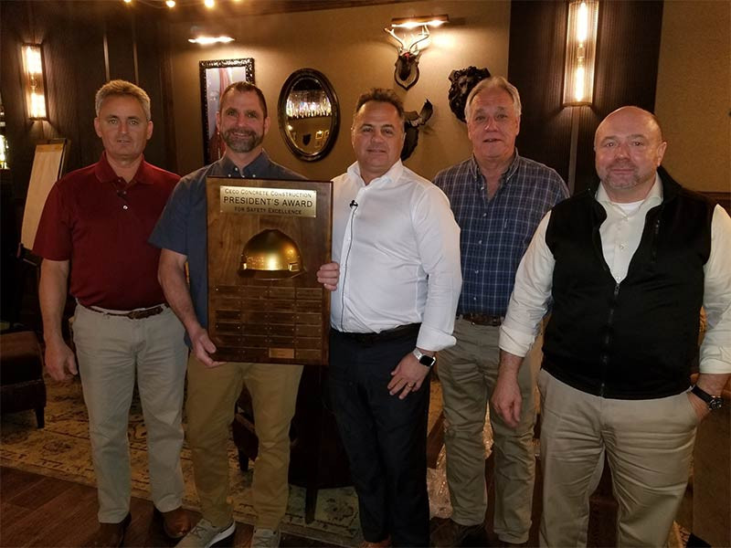 CECO’S NORTH CENTRAL REGION WINS 2019 CECO PRESIDENT’S SAFETY AWARD