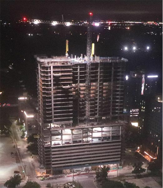 CECO TO COMPLETE WORK AT THE QUINCY IN AUSTIN Ceco Concrete Construction