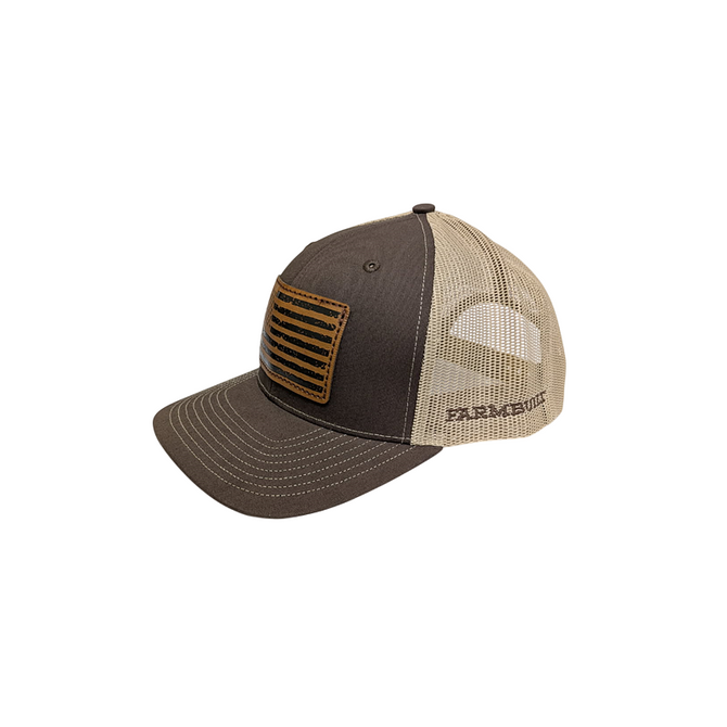 American Heritage Hat - Brown and Khaki