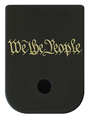 We The People Brass Black Traditional Finish Mag Plate