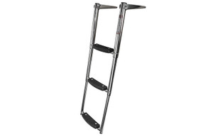 Above Platform Telescopic Ladder with Extra Wide Steps Above Platform Telescopic Ladder with Extra Wide Steps