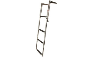 Above Platform Telescopic Ladder with Moulded Ribbed Steps Above Platform Telescopic Ladder with Moulded Ribbed Steps