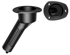 Beerocket Rod and Cup Holder with Oval Head Black Plastic 30deg Beerocket Rod and Cup Holder with Oval Head Black Plastic 30deg
