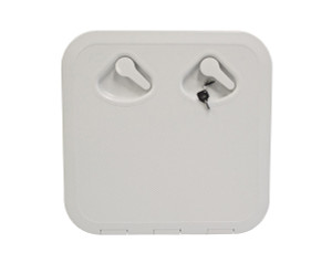 Nuova Rade Deluxe Access Hatch with Key Lock 375x370mm White Nuova Rade Deluxe Access Hatch with Key Lock 375x370mm White