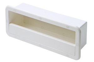 Storage Case White Plastic Horizontal Open 370x120x100mm Storage Case White Plastic Horizontal Open 370x120x100mm