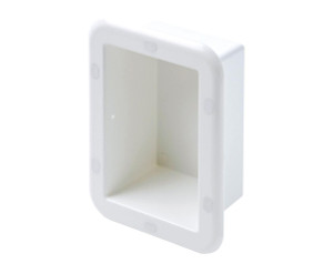 Storage Case White Plastic Open 180x110x100mm Storage Case White Plastic Open 180x110x100mm