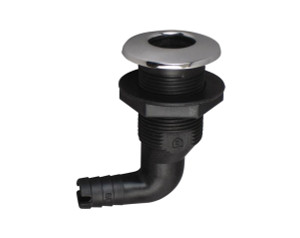 Nylon Skin Fitting 90deg - Stainless Cap Nylon Skin Fitting 90deg - Stainless Cap