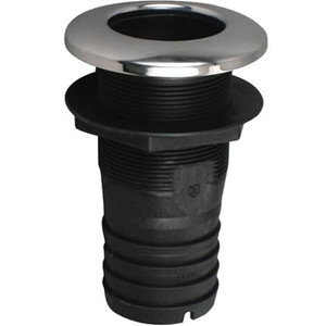 Nylon Skin Fitting Straight - Stainless Cap Nylon Skin Fitting Straight - Stainless Cap